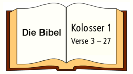 Kolosser 1, 3-27