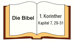 1 Korinther 7, 29-31_dt